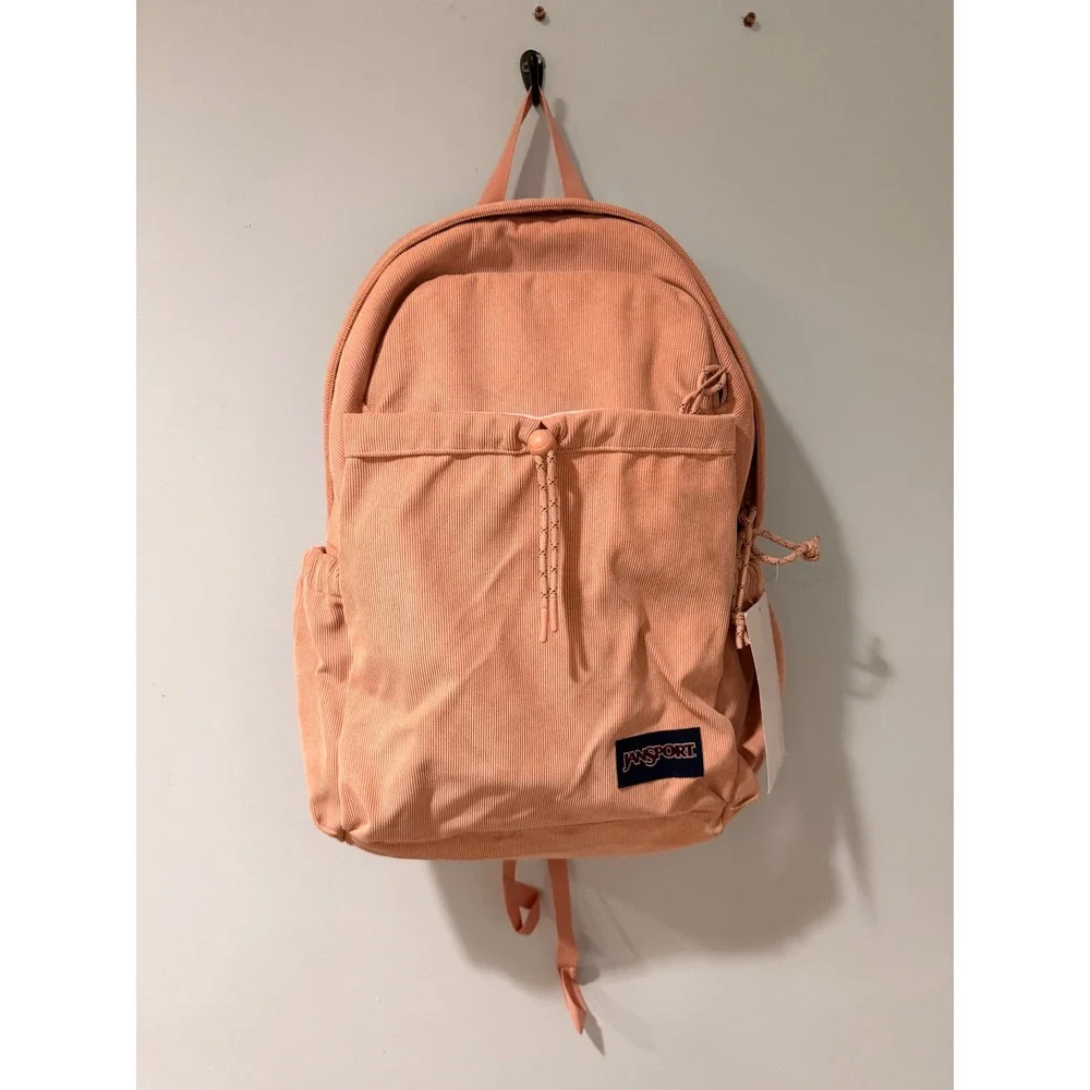 JanSport Lounge Pack FX Backpack Misty Rose Corduroy JS0A85VAZ43 32L New